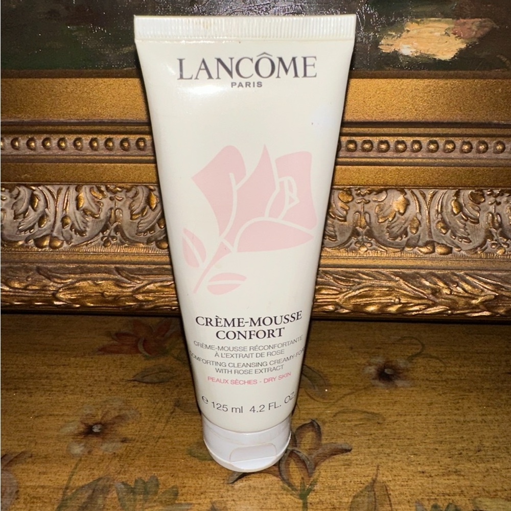 LANCOME PARIS CREME-MOUSSE CONFORT W/ROSE EXTRACT FOAM NEW BUT NOT SEALED